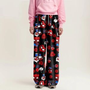 HELLO KITTY & SPIDER-MAN PAJAMA PANTS